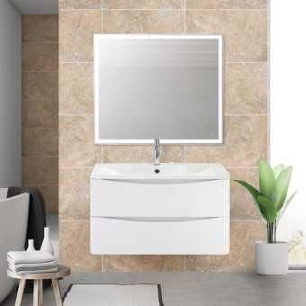 Мебель для ванной BelBagno Acqua 80 подвесная, bianco lucido
