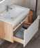 Мебель для ванной Vigo Grani 75 подвесная, подвесная, 1 ящик, дуб сонома