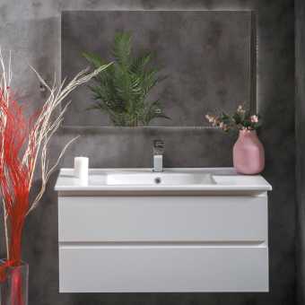 Мебель для ванной Armadi Art Capolda 100 с белой ручкой