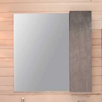Зеркало Emmy Стоун 60 R, серый бетон