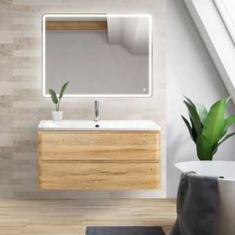 Мебель для ванной BelBagno Albano 90 подвесная, rovere rustico
