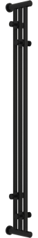 Полотенцесушитель водяной Сунержа Хорда 120x19.5, черный матовый