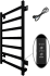 Полотенцесушитель электрический Тругор Пэк сп 20 80x40 с выключателем, черный