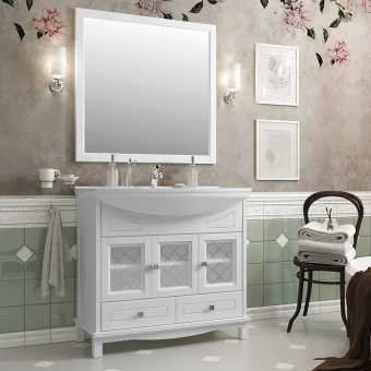 Мебель для ванной Opadiris Омега 85 Белая матовая