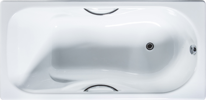 Чугунная ванна Универсал Сибирячка 150x75 с ручками