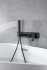 Смеситель для ванны с душем Allen Brau Infinity 5.21007-31 С ВНУТРЕННЕЙ ЧАСТЬЮ, чёрный матовый