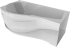 Акриловая ванна Timo Vino 1792 L 170x92, с каркасом, левая