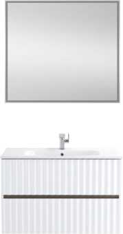 Мебель для ванной Art&Max Elegant 90 белая глянцевая